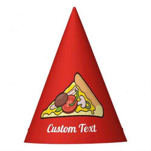 Pizza slice party hat