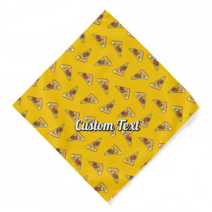 Pizza Slice Pattern Bandana