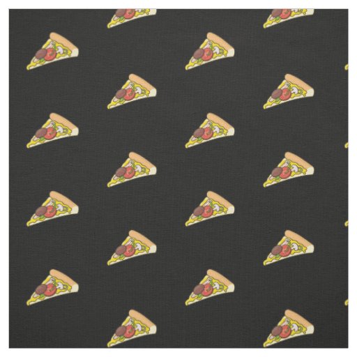 Pizza Slice Pattern Fabric