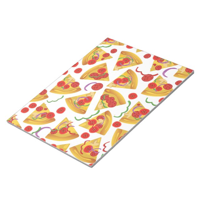 Pizza Slice Pattern Notepad (Angled)