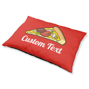 Pizza slice pet bed