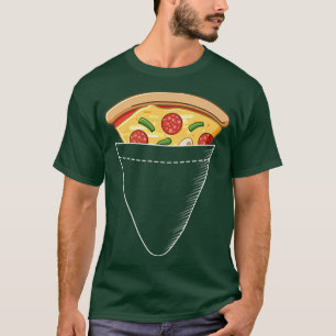 Pizza Slice Pocket Tee Cool Italian Food Lover Tee