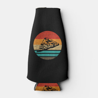 Pizza Slice Retro Style Vintage Bottle Cooler