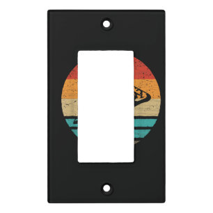 Pizza Slice Retro Style Vintage Light Switch Cover