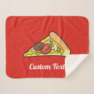 Pizza Slice Sherpa Blanket