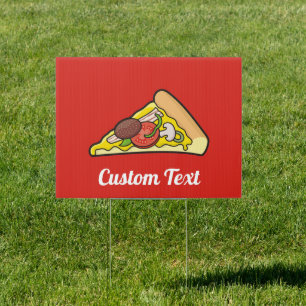 Pizza Slice Sign