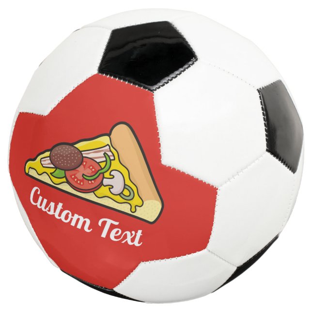 Pizza Slice Soccer Ball (Three Quarter)