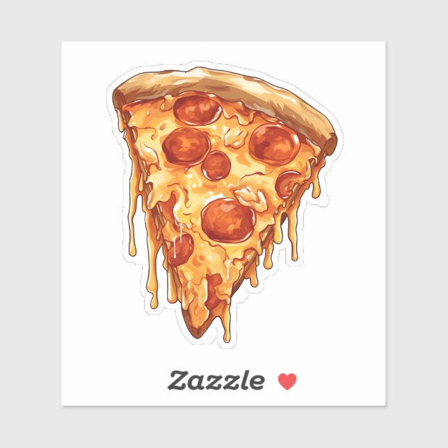 pizza slice sticker (Sheet)