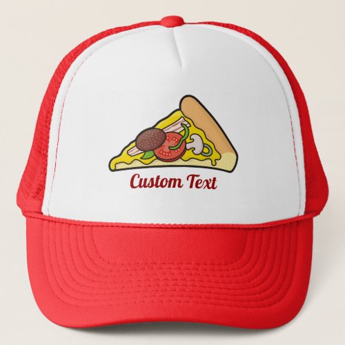 Pizza slice trucker hat