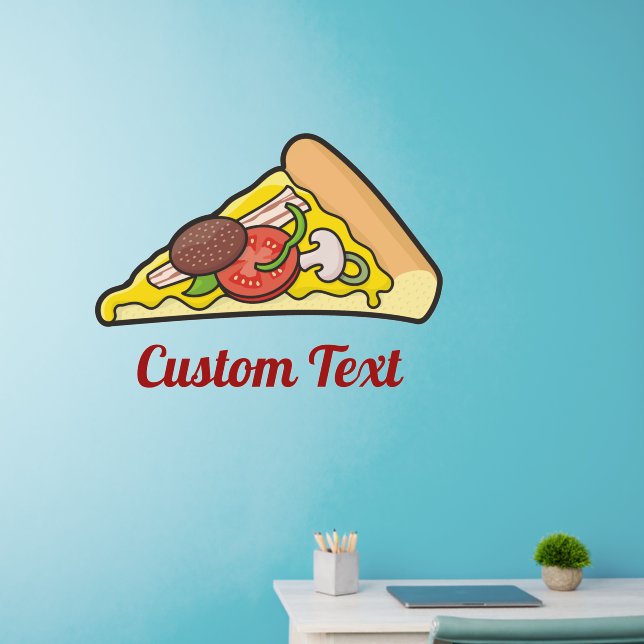 Pizza Slice Wall Decal (Home Office)