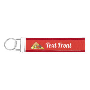 Pizza Slice Wrist Keychain