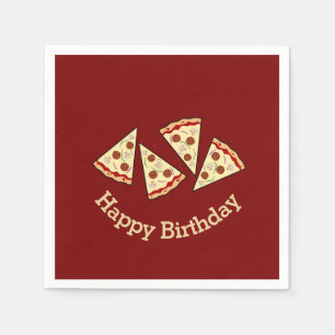 Pizza Slices Design  Napkins