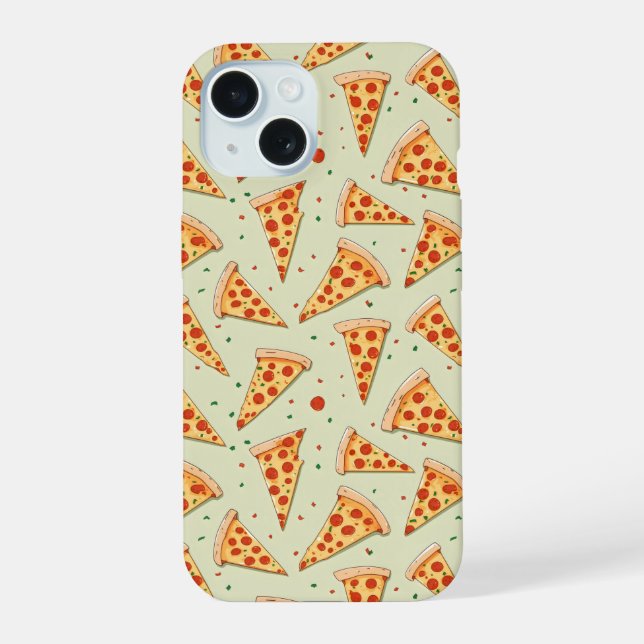 Pizza Slices Pattern Iphone Case (Back)