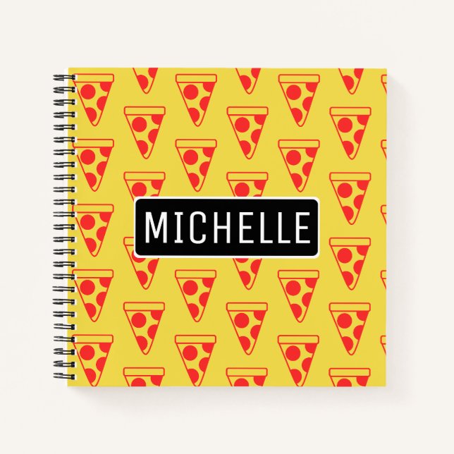 Pizza Slices Personalized Notebook (Front)