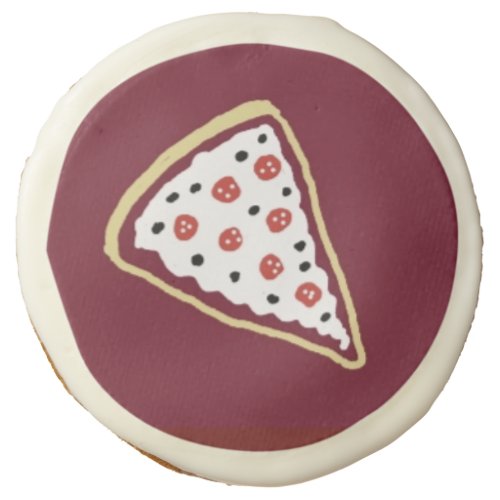 Pizza Slices Sugar Cookies Tomato Red