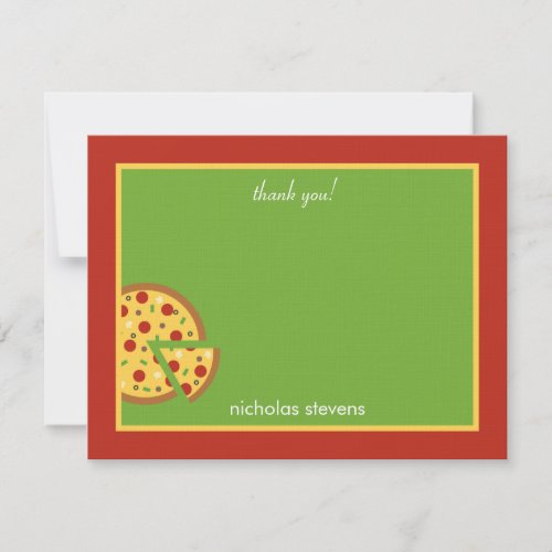 Pizza Slices _ Thank You Card