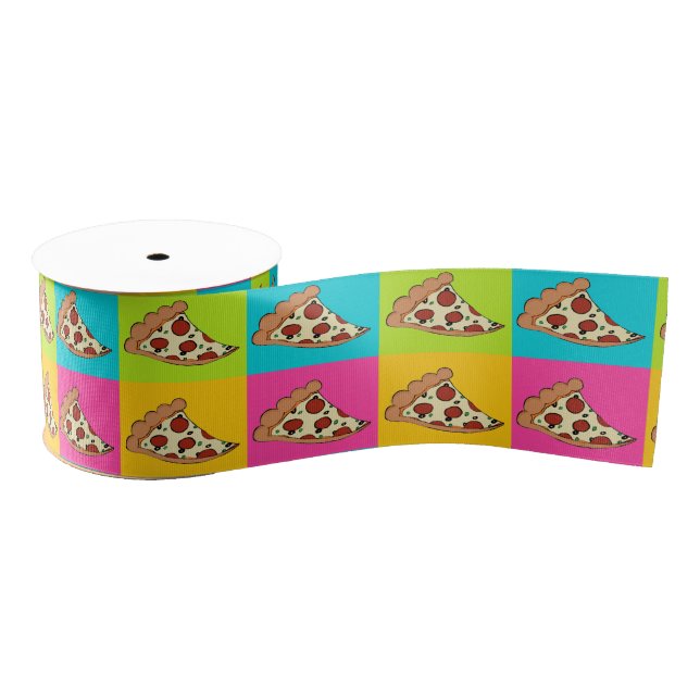 Pizza slices tiled ribbon (Spool)