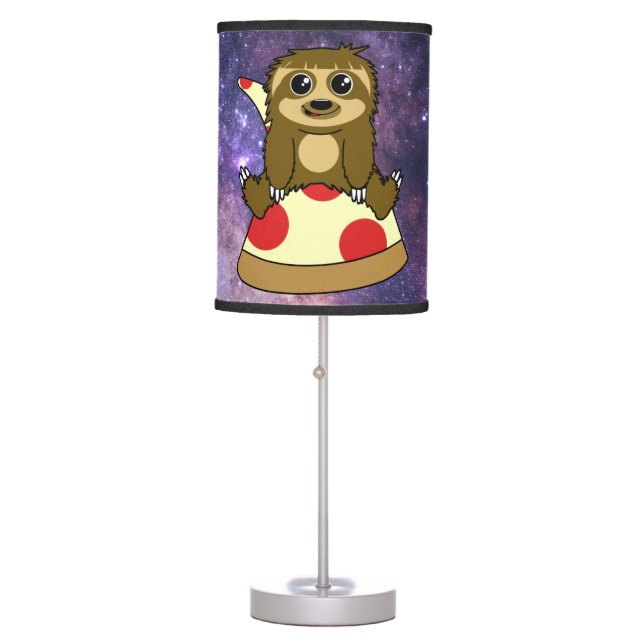 Pizza Sloth Table Lamp (Front)