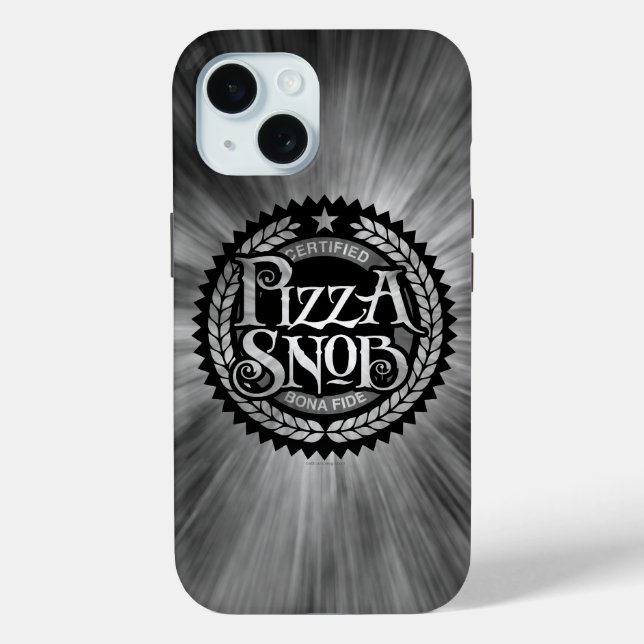 Pizza Snob - funny pizza lover Case-Mate iPhone Case (Back)