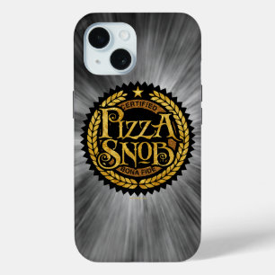 Pizza Snob - funny pizza lover iPhone 15 Case