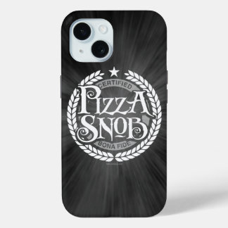 Pizza Snob - funny pizza lover iPhone 15 Case