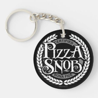Pizza Snob - funny pizza lover Keychain
