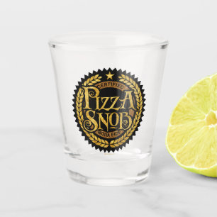 Pizza Snob - funny pizza lover Shot Glass