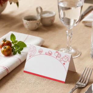 Pizza Special Delivery Blank Place Card
