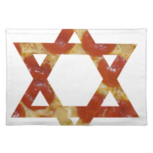 pizza star of david placemat