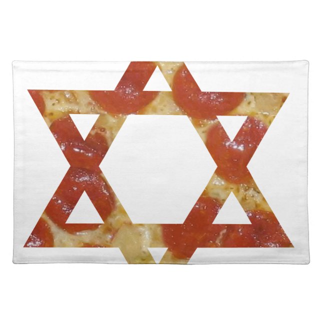 pizza star of david placemat (Front)