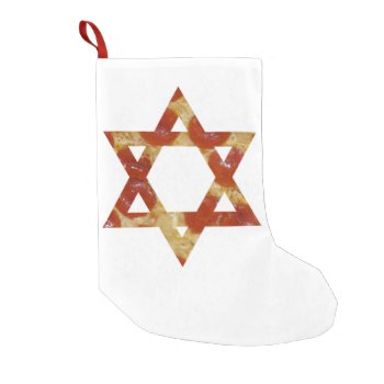 Pizza Star Of David Stocking by funnychristmas at Zazzle