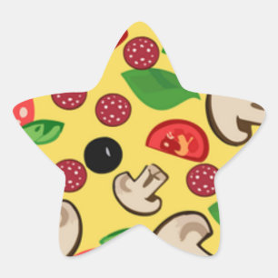 Pizza Star Sticker