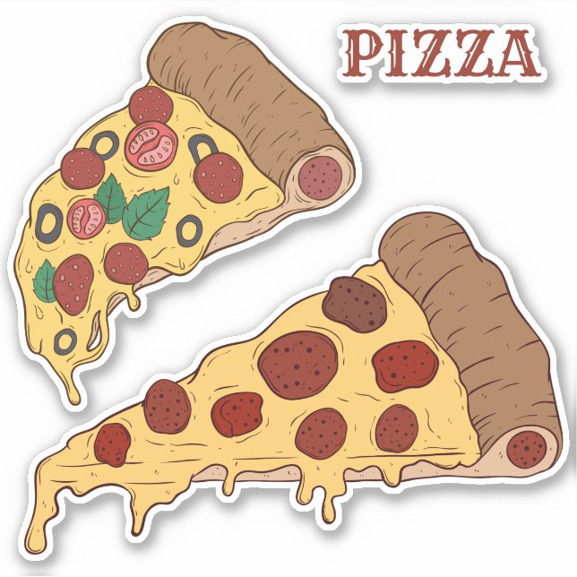 PIZZA  STICKER (Front)
