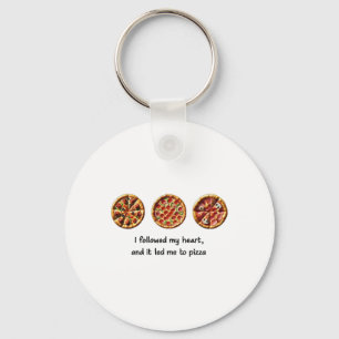 Pizza Sticker Keychain