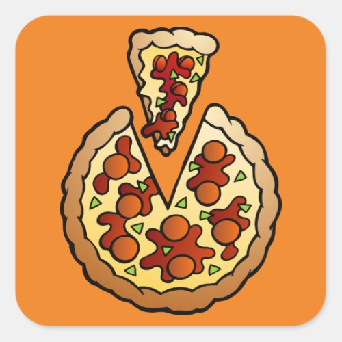 Pizza stickers