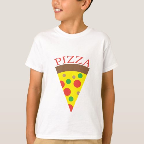 Pizza Style Vector T_Shirt 