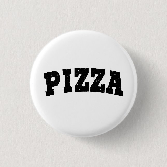 Pizza T-Shirt Trucker  Button (Front)