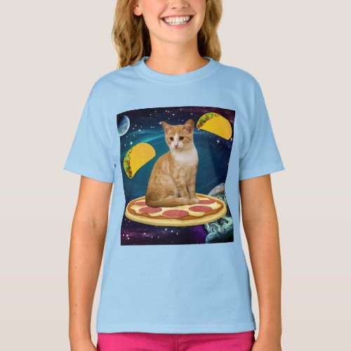PIZZA  TACO CAT T_shirts