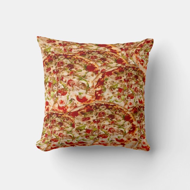 pizza throw pillow (Front)