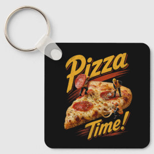 Pizza Time! Keychain