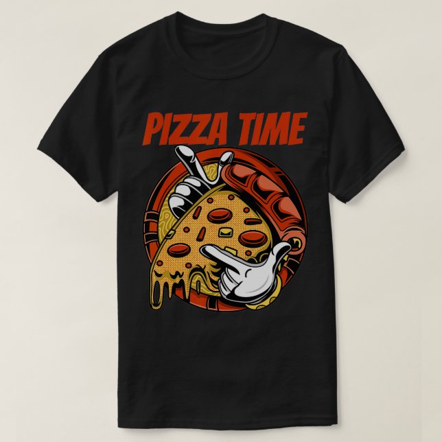 Pizza Time Pizzeria Uniform571  T-Shirt (Design Front)
