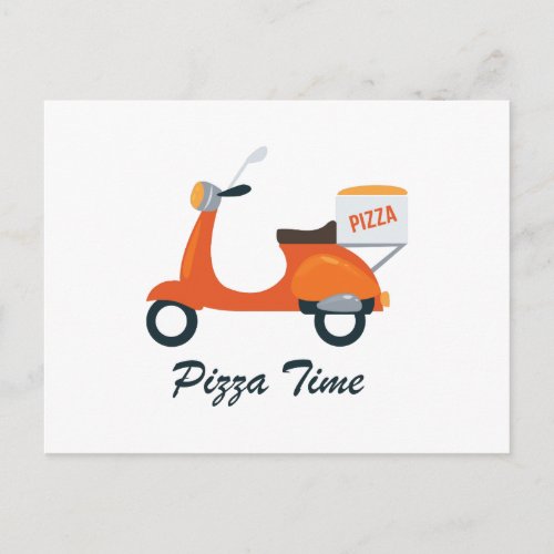 Pizza Time Postcard