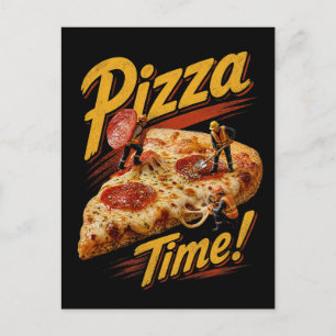 Pizza Time! Postcard