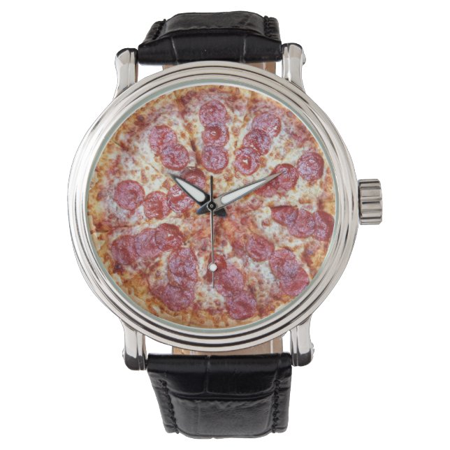 Pizza time timepiece watch (Front)