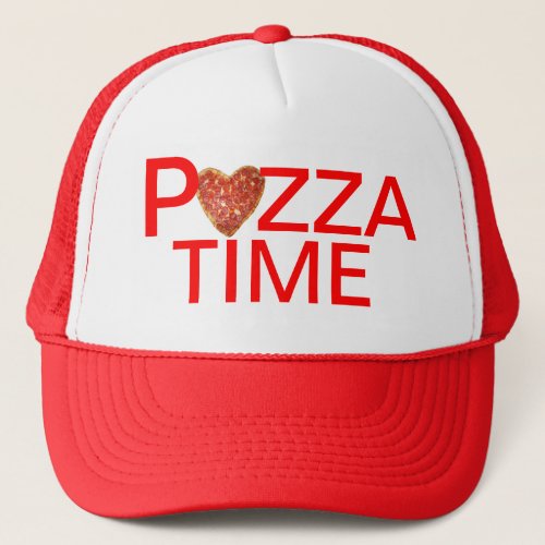 Pizza Time Trucker Hats