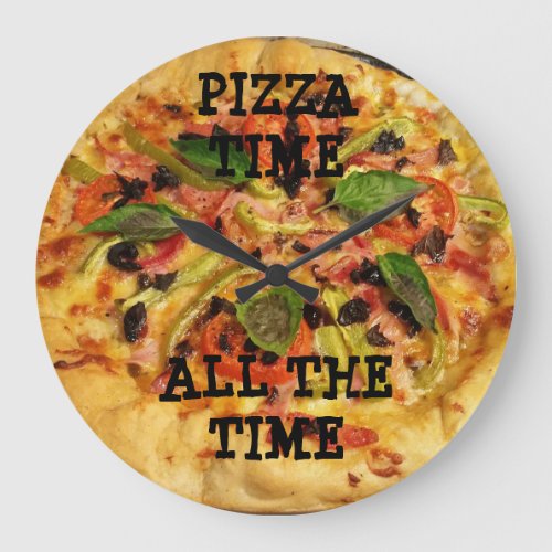 Pizza Time Wall Clock