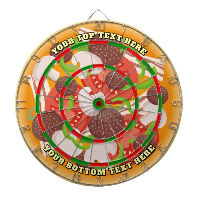 Pizza Top Dart Board (Front)