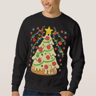 Pizza-tree Ugly Christmas Sweater