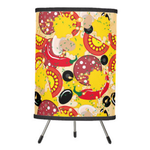 Pizza Tripod Lamp