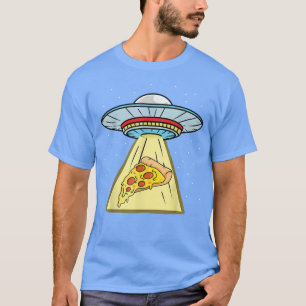 Pizza Ufo Abduction Pizza Lover T-Shirt